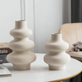 Modern Ceramic Boho Vases (Set of 2) | Yedwo Design